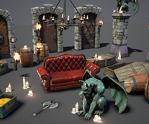 Fantasy Props Interior Pack