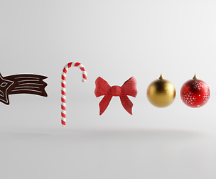 Christmas Decoration Assets 3D model