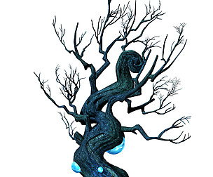 Crystal Swamp - weird tree 03