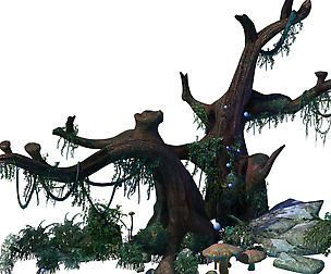 Crystal Marsh - river side trees 01