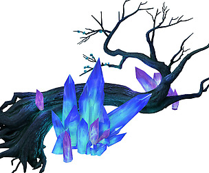 Crystal Marsh - luminous tree 01