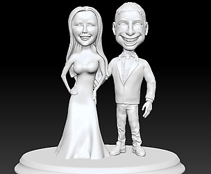Wedding couple Cake