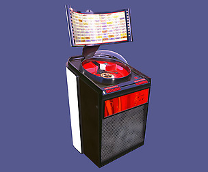 Vintage Retro Rockola Jukebox model 2