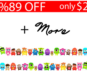 Wonderful + Cute Monster Cartoon characters