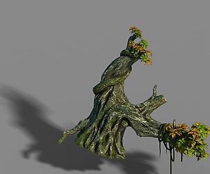 Small bamboo peak - dry tree head 01