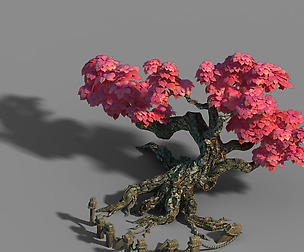 Small bamboo peak - bamboo trees 01