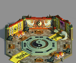 Gang indoor - Feng Shui array