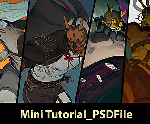 Mafia assassin bundle (Mini tutorial_PSD)