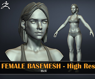 Female Basemesh - HighRes