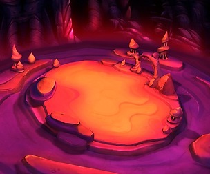 Low Mode - Underground Magma Battle Scene 02