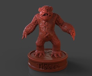 Tibbers 3D Print