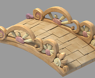 Disney main city - Stone Bridge 43