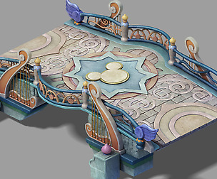Disney main city - Stone Bridge 96