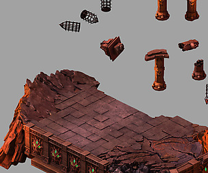 Devil Cloister - Platform Pillar Cage 02