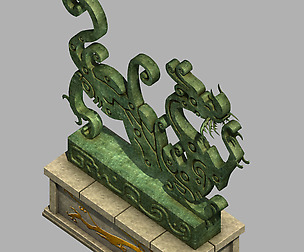 Architectural Decoration - Royal Palace - Dragon -