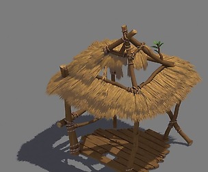 Old grass pavilion 32