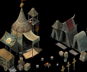 Army Barracks - Tents 0