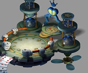 Cartoon - PK Race - Waiting for the Map 03