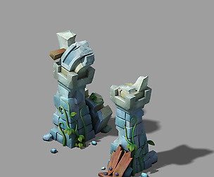 Cartoon - City - City Gate 04