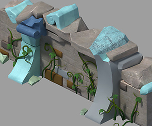 Cartoon - City - City Wall 09
