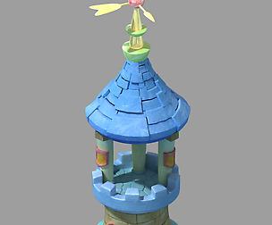 Cartoon Building - Experience Tower 03