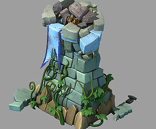 Cartoon - Angle House Damage Status 03