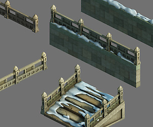 Kunlun Snow Mountain - Stairway Guardrail 03