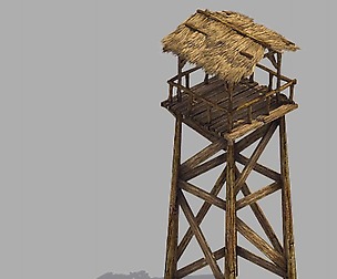 Wooden Building - Watchtower 03