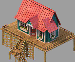 Wood Stitch House 03