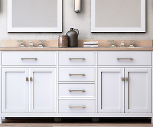 RH HUTTON DOUBLE VANITY