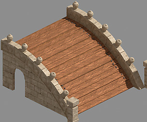 Qing Dynasty Architecture - Stone Bridge 32
