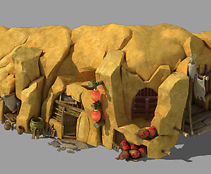 Mountain Building - Cave Dwelling 1