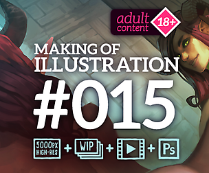 Making of illustration #015 (Adult content)