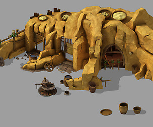 Mountain Building - Cave Dwelling 3