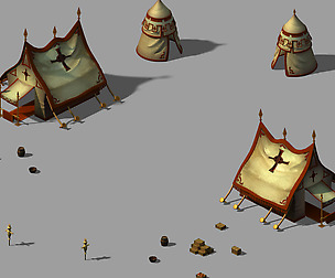 Crusaders - Barracks - Tents 01