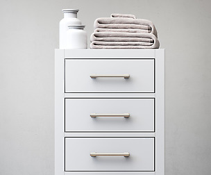 RH Hutton four-drawer base