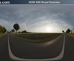 HDRI Hub 068 Road Sunrise
