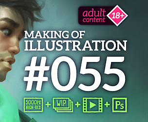 Making of illustration #055 (Adult content)