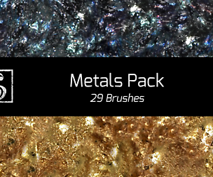 Shrineheart's Metals Pack - 29 Brushes