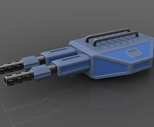 Futuristic gun