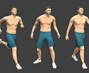 Rigged Lowpoly Male Character - Max