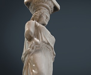 Caryatid Column Statue