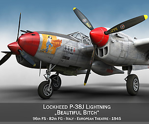 Lockheed P-38 Lightning - Beautiful Bitch