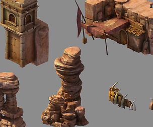 Blood Festival Canyon - Wind Stone Building 01