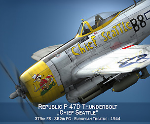 Republic P-47D Thunderbolt - Chief Seattle
