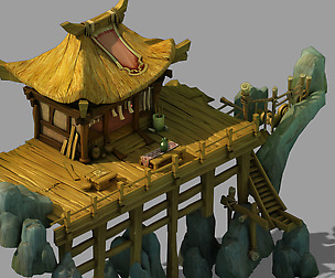 Cliffside - Wooden Pavilion 01