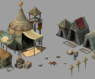 War - Barracks - Tents 63