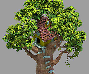 Plant - Tree House - Building 01