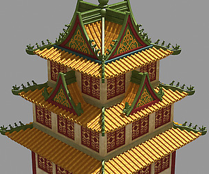 Ancient Chinese Architecture - Tower 32