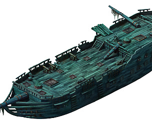 Seabed wreckage - wreck wreckage 06